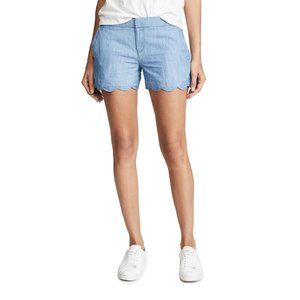Club Monaco Scallop Trim Shorts